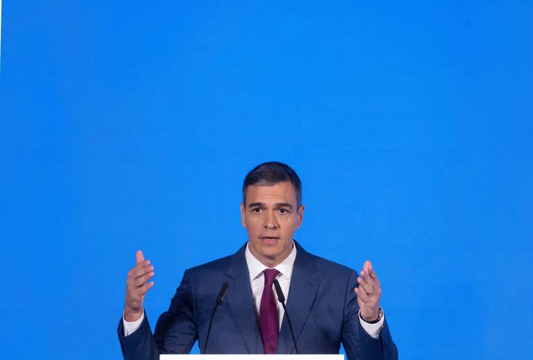 El presidente del Gobierno, Pedro Sánchez