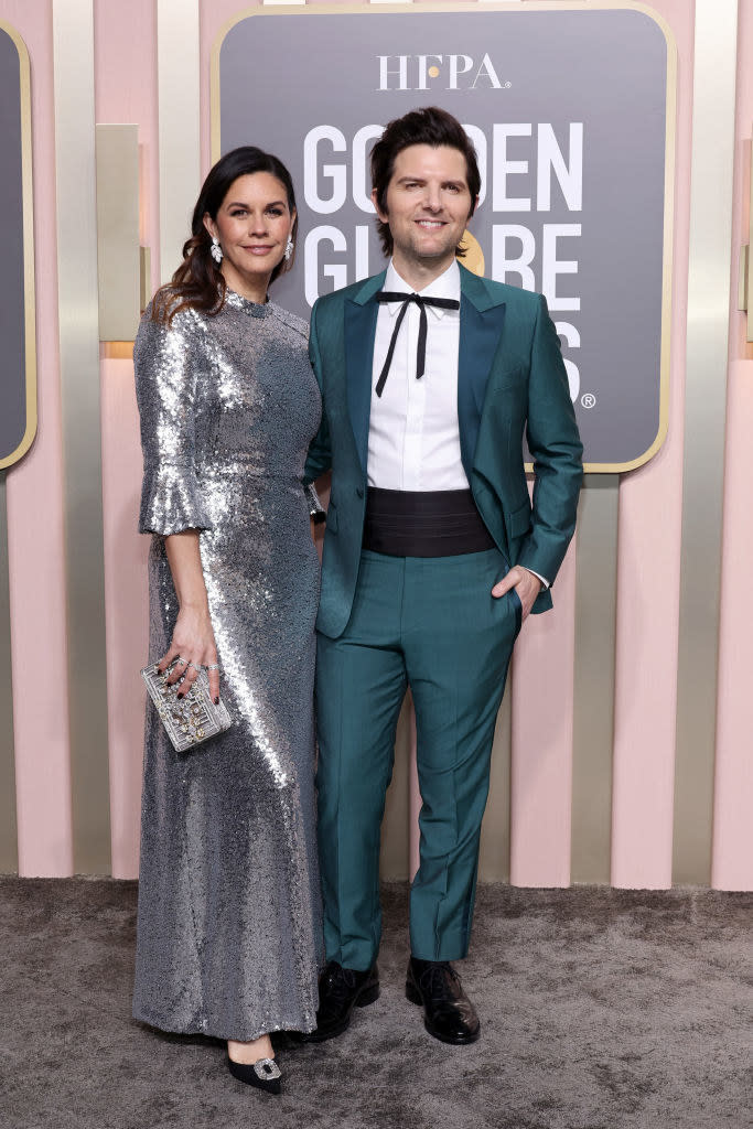 the couple on the red carpet