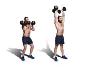 weights, exercise equipment, shoulder, arm, dumbbell, physical fitness, kettlebell, standing, sports equipment, joint,