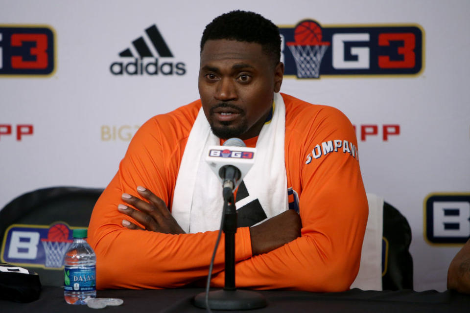 Jason Maxiell now plays for 3’s Company in the BIG3 basketball league. (Getty Images)