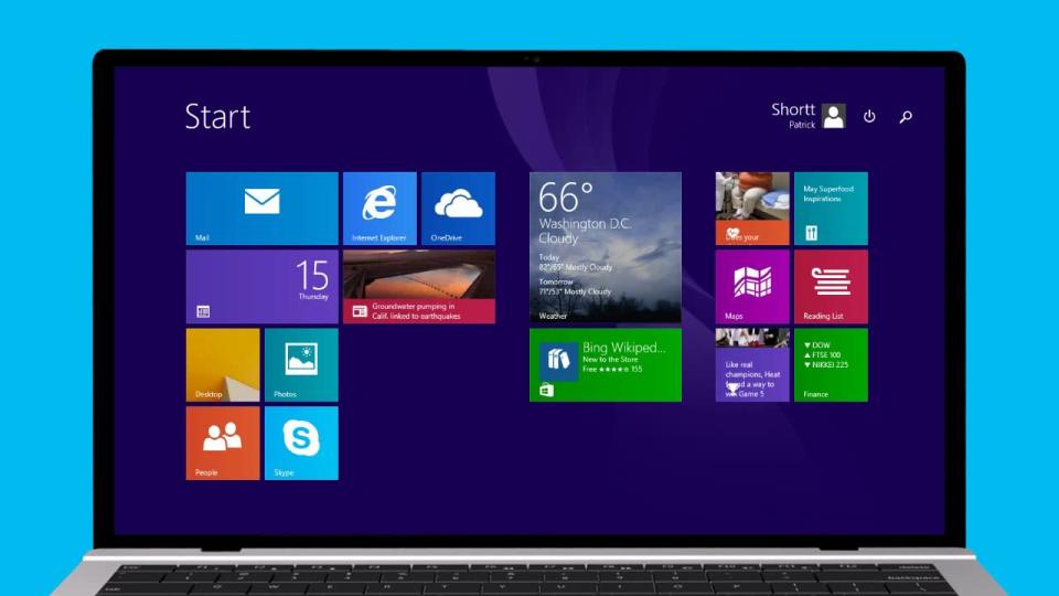 Windows 8 tile GUI