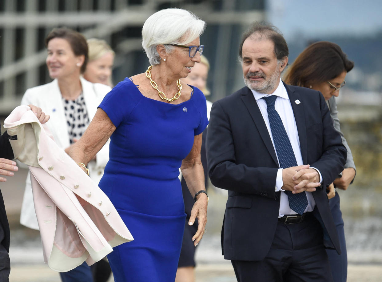 Emmanuel Moulin, ici avec Christine Lagarde dont il a été conseiller au ministère de l’Économie sous Nicolas Sarkozy, est le nouveau directeur de cabinet de Gabriel Attal.