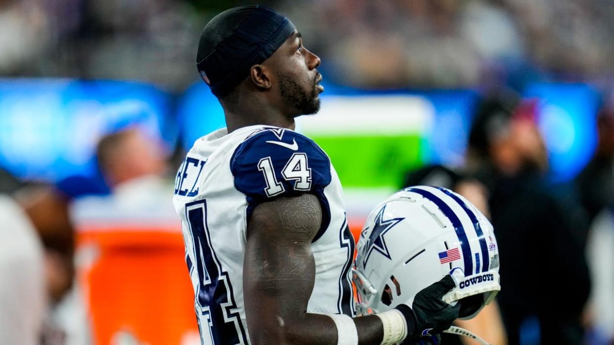 Former Florida A&M football star Markquese Bell soaks in the moment as a member of the Dallas Cowboys at AT&T Stadium in Arlington, Texas, during the 2023 National Football League season. In his first two seasons, Bell tallied 95 tackles, four pass deflections, and two forced fumbles as a hybrid linebacker and safety.