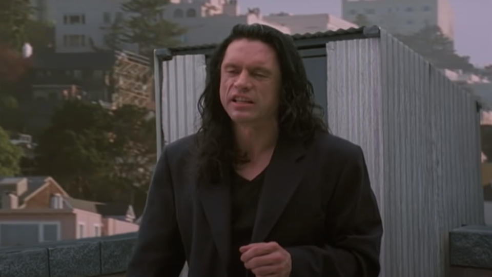 Tommy Wiseau in The Room