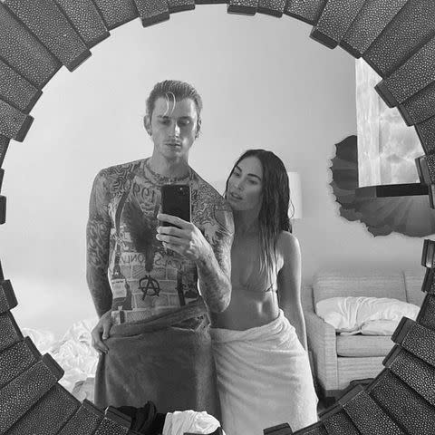 Megan Fox/ Instagram Machine Gun Kelly and Megan Fox