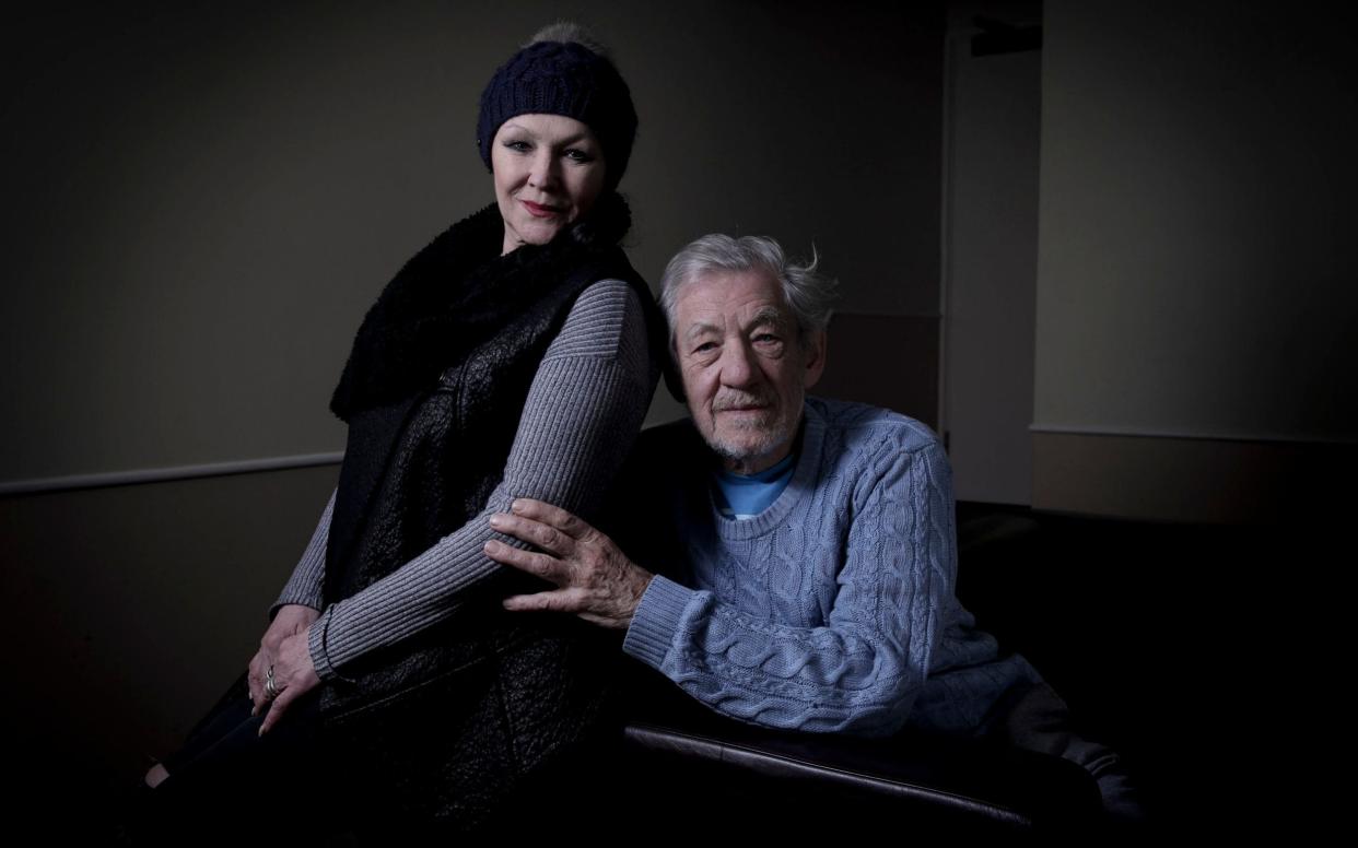 Ian McKellen and Frances Barber in Paradise Lost - PA