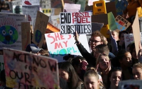 Protesters in London - Credit: Simon Dawson/Reuters