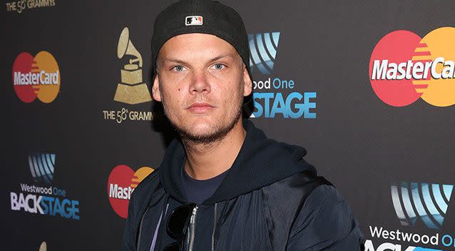 Avicii at the The 58th Grammy Awards in 2016. Source: Getty Images