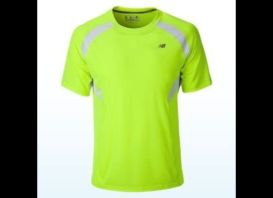 <strong>TO BUY</strong>: <a href="http://www.shopnewbalance.com/men/apparel/performance-tops/running/MRT1338" target="_hplink">Men's NP Short Sleeve Top by New Balance, $24.99</a>