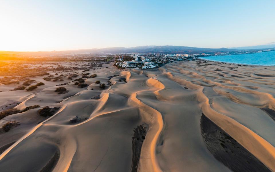 The sand dunes of Maspalomas, Gran Canaria