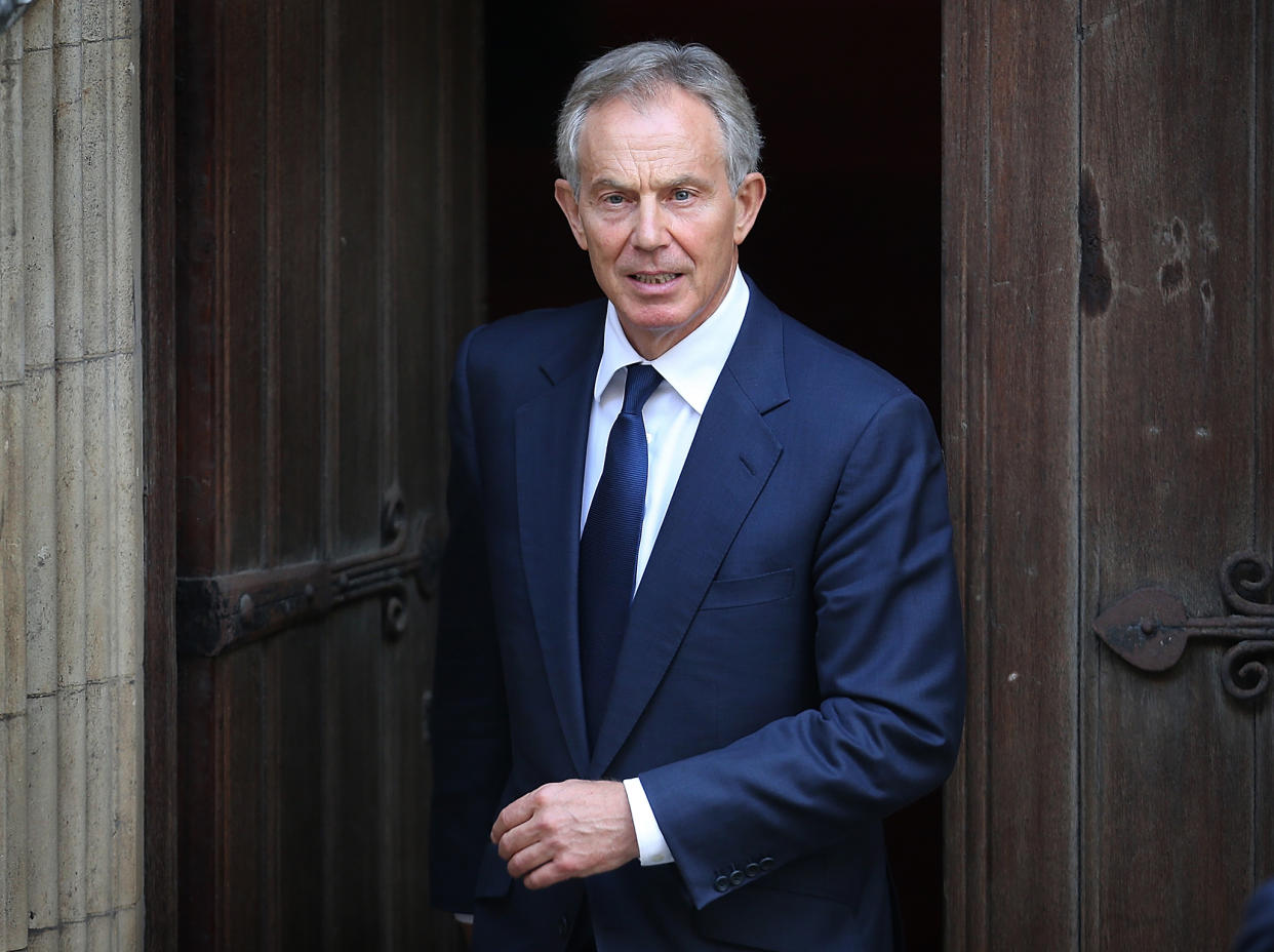 Tony Blair said the people have the right to vote on the terms of any Brexit deal either via referendum or general election: Getty