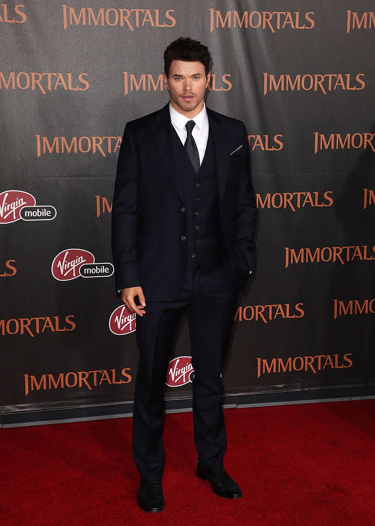 Immortals 2011 LA Premiere Kellan Lutz