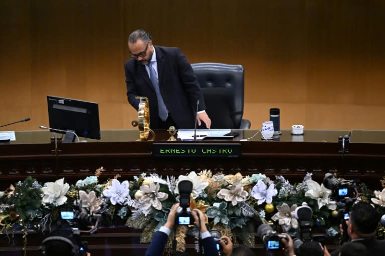 La reforma fue aprobada con los votos de 66 de los 84 diputados del Congreso unicameral, informó su titular, el oficialista Ernesto Castro, aquí en foto de archivo (Marvin RECINOS)