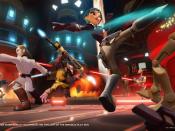 «Star Wars» als Comic: Seinem bunten Grafikstil bleibt «Disney Infinity» auch in der dritten Auflage treu. Screenshot: Disney Foto: Disney