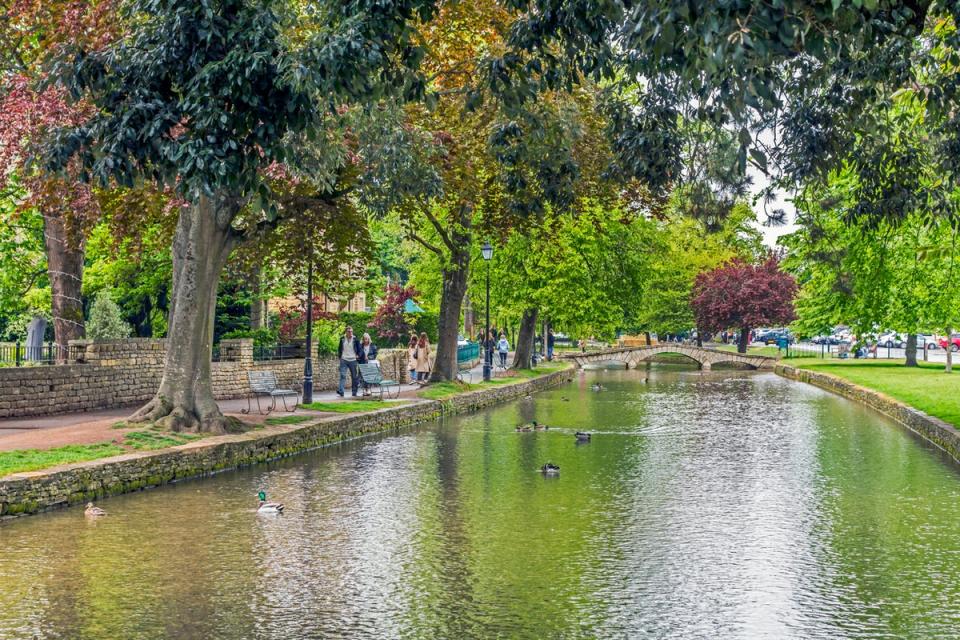 A section of the Windrush River in Bourton-on-the-Water (Getty Images)