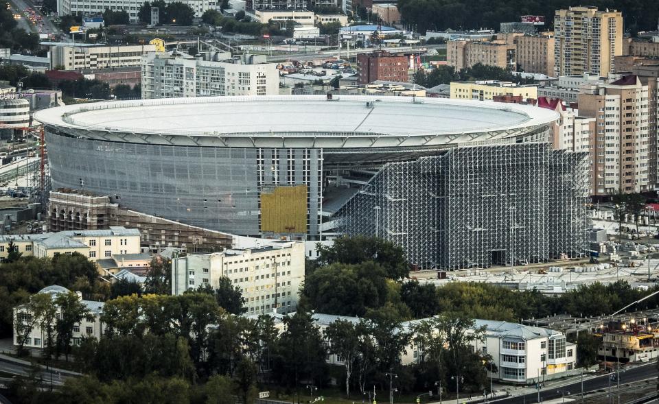 Das Zentralstadion aus Jekaterinburg wurde umgebaut und fasst nun rund 35.000 Zuschauer.