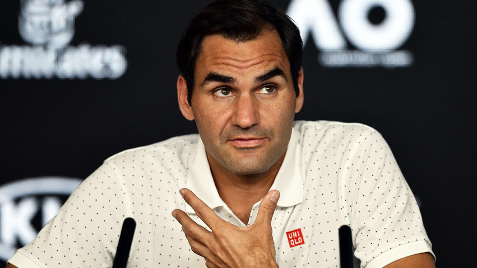 Roger Federer has backed the Australian Open air quality policy. (Getty Images)