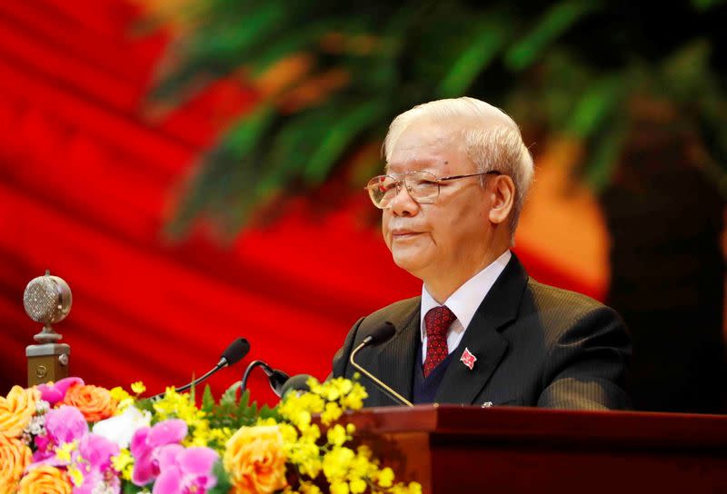 The 13th national congress of the ruling communist party of Vietnam in Hanoi