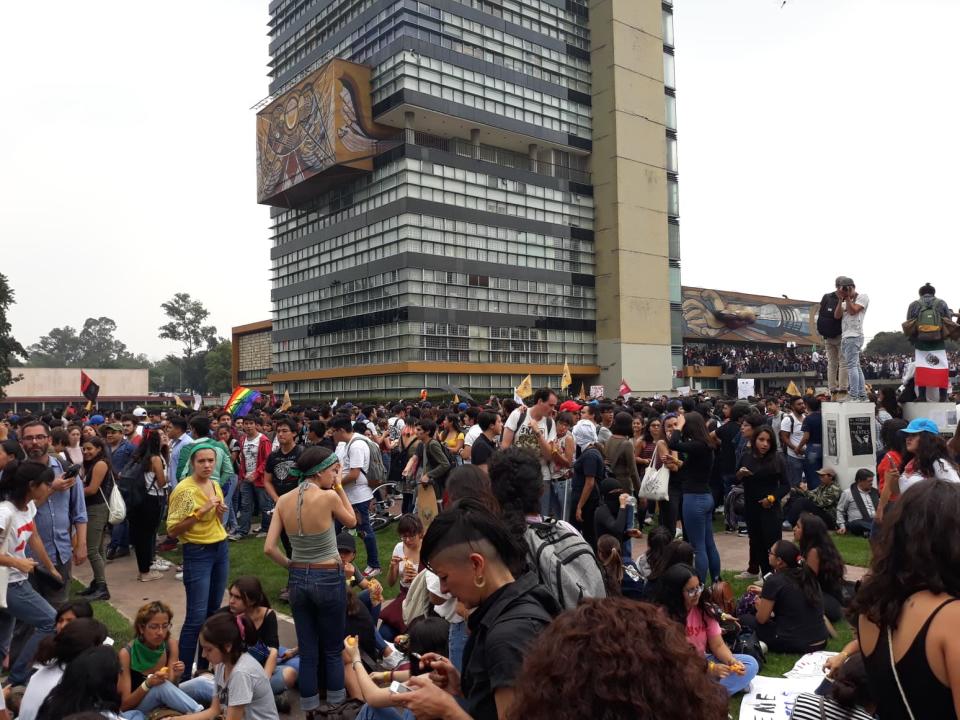 FOTOS | La megamarcha contra la violencia en la UNAM