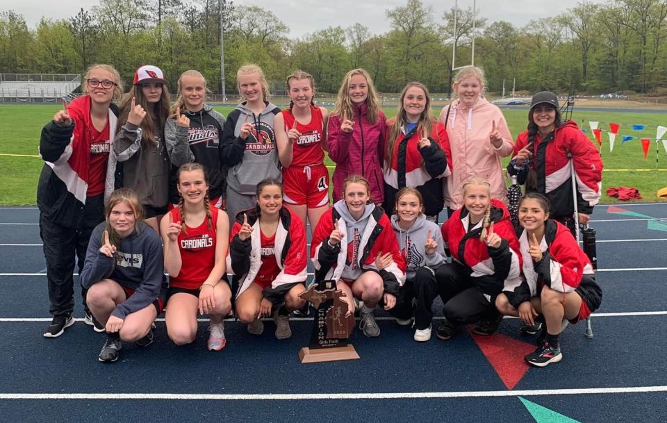 Last year's JoBurg girls track and field team won an MHSAA Division 4 regional title last season, and many of their atheltes enter this season with high expectations.