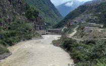 The Punatsangchu River -- the site of an existing hydropower project that is currently being expanded