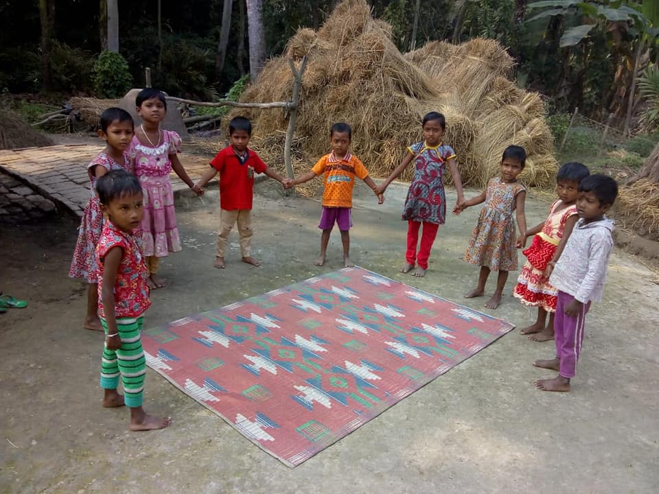 Kids playing together