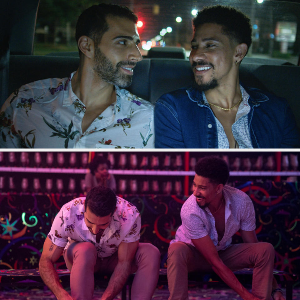 Samer Salem and Keiynan Lonsdale in "My Fake Boyfriend."