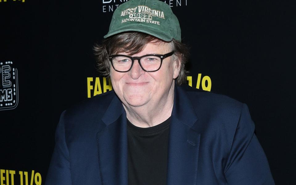Michael Moore at the premiere of Fahrenheit 11/9 - FilmMagic