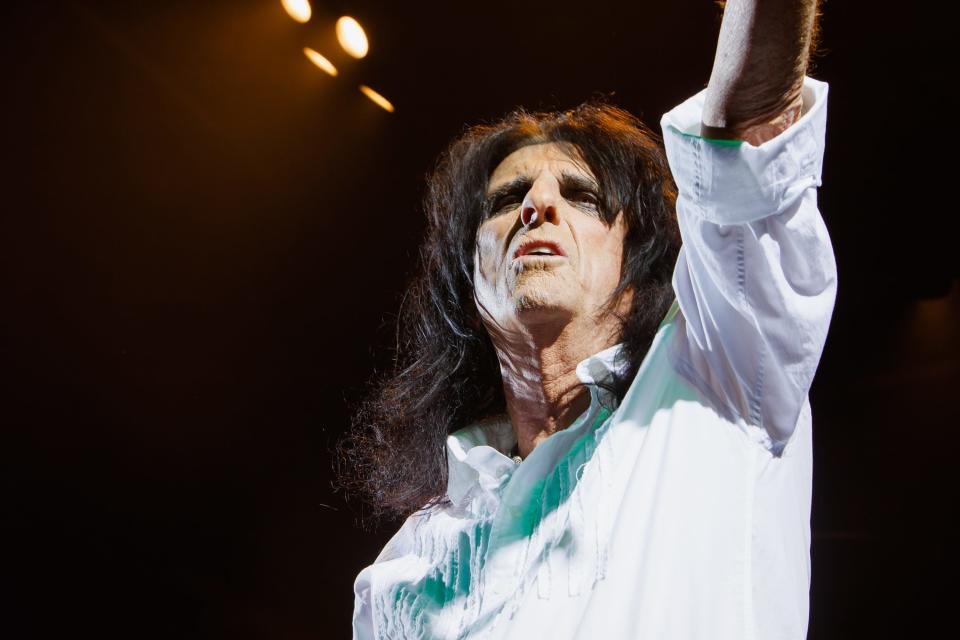 Alice Cooper, seen here performing Dec. 4, 2021, in Phoenix, will return to Ruth Eckerd Hall in Clearwater in February.