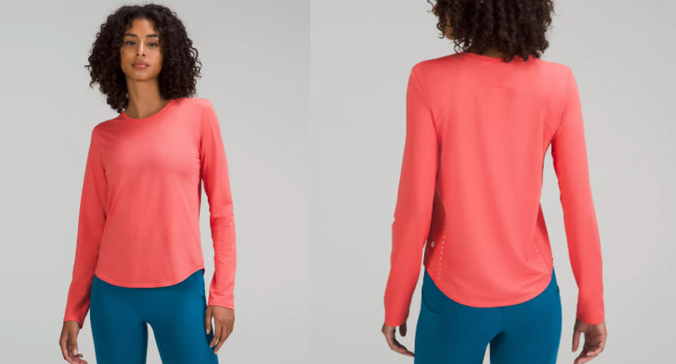 The Lululemon High-Neck Running and Training Long Sleeve Shirt is a shopper-favourite shirt for fall and winter runs.