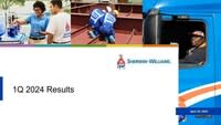 The Sherwin-Williams Company Reports 2024 First Quarter Financial Results