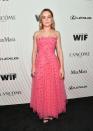 <p>The actress wore a Carolina Herrera gown to the Women In Film Awards in Beverley Hills.</p>