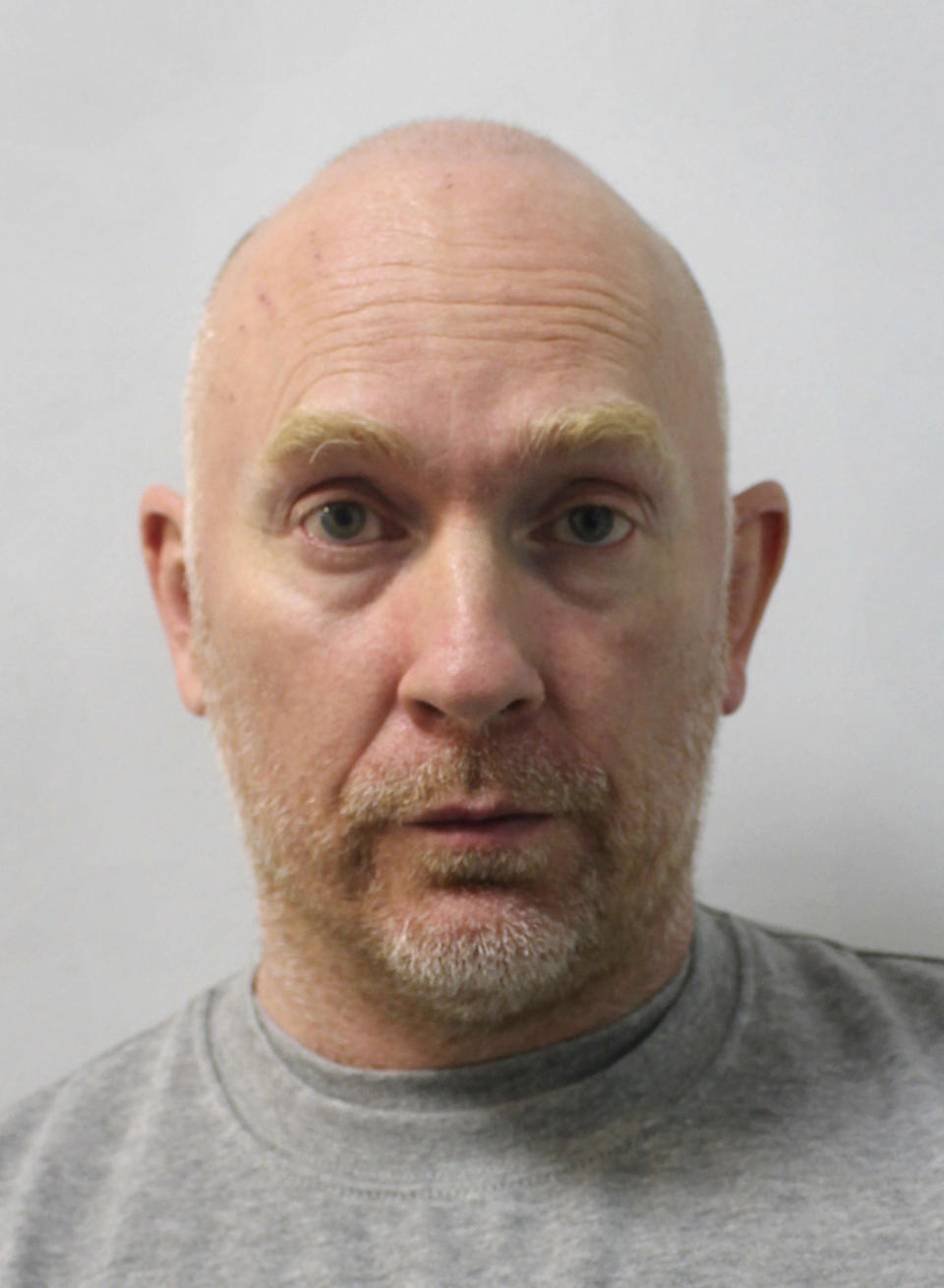 This undated handout photo issued by the Metropolitan Police shows Pc Wayne Couzens. A British police officer has pleaded guilty to murdering Sarah Everard, who was abducted as she walked home from a friend’s house in London. Wayne Couzens had previously admitted kidnapping and raping Everard. He entered a guilty plea to murder during a hearing on Friday, July 9, 2021. (Metropolitan Police via AP)