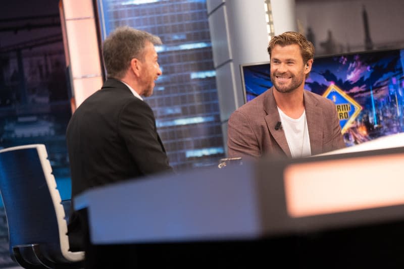 Chris Hemsworth con Pablo Motos
