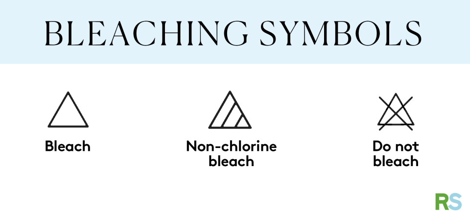 laundry bleaching symbols