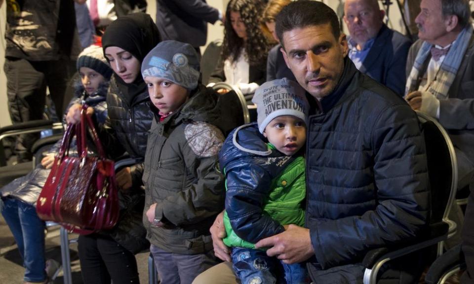 Some of the Syrians brought to The Hague by Russia.