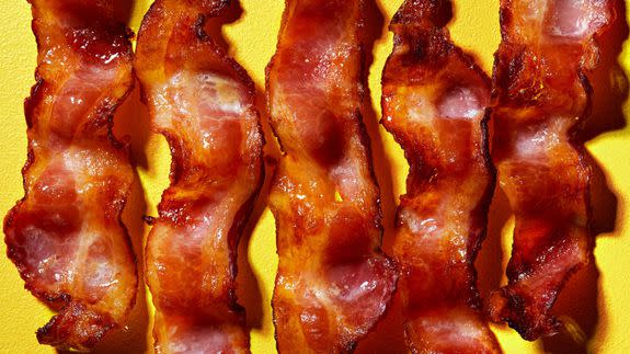 One pound of bacon is basically an entire package-worth of bacon.
