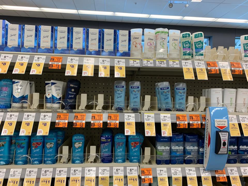 Walgreens deodorant