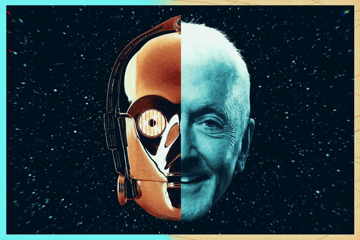 Anthony Daniels has given his personal collection of Star Wars memorabilia to the Propstore, who are selling it at auction. (LucasFilm/Illustration Yahoo News)