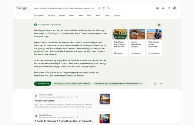 Google will start showing AI-powered search results to users who