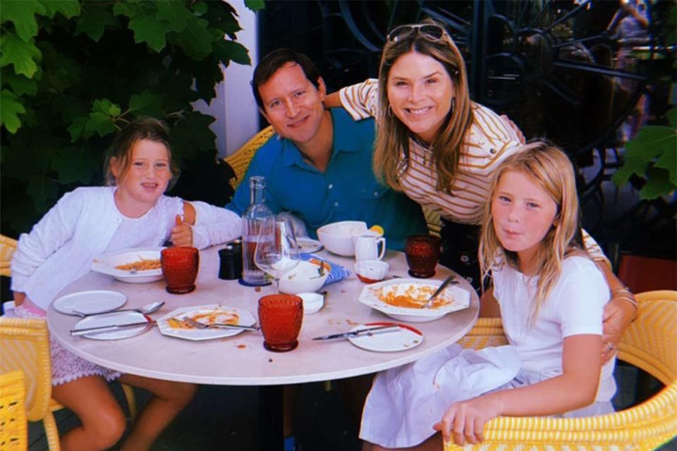 <p>Jenna Bush Hager/ Instagram</p> Jenna Bush Hager with husband Henry Hager and daughters Poppy and Mila