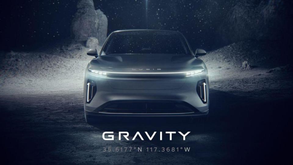 外彎設計Gravity保留諸多與Lucid Air相同元素。(圖片來源/ Lucid)