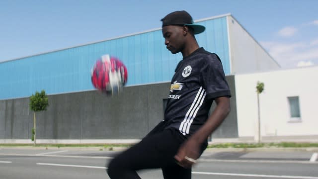 Nani, a 16-year-old who dreams of playing for Manchester United, in Calais waiting to cross to the UK