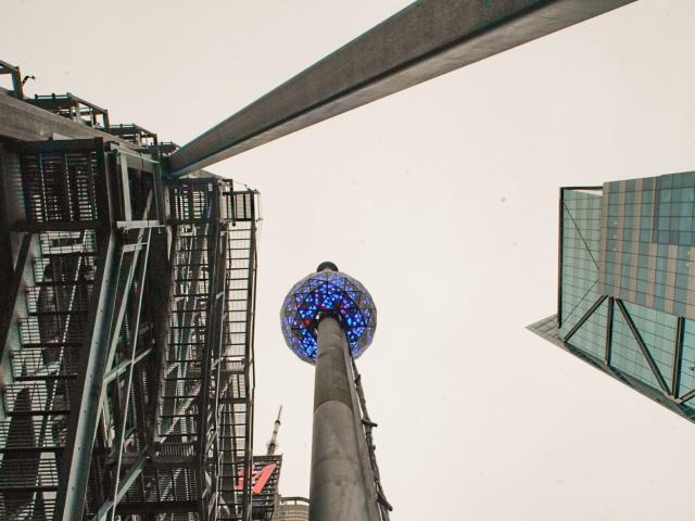 Times Square shines even brighter as ball-drop tower gets upgrade, offices  fill up