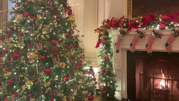 Holiday decor at the White House