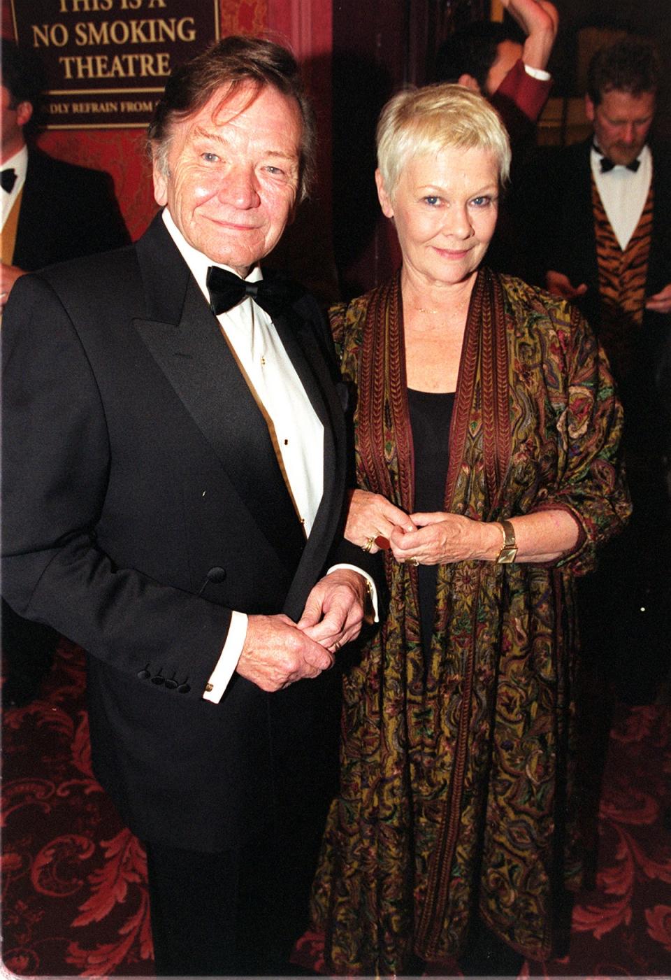 Dame Judi Dench with her late husband Michael Williams (Peter Jordan/PA) (PA Archive)