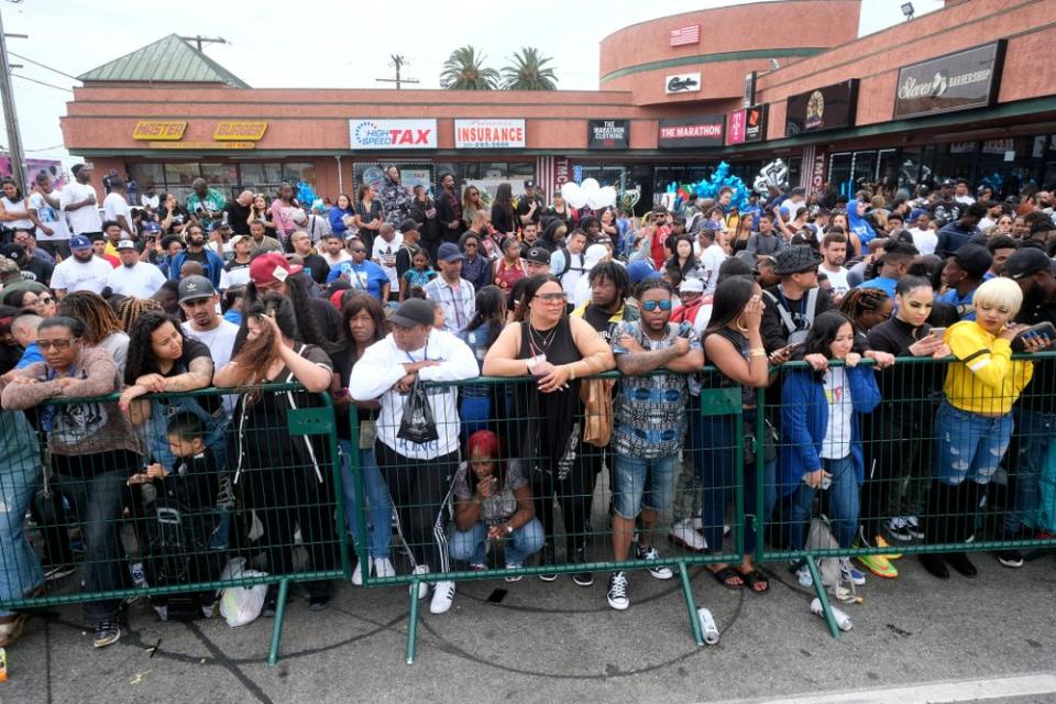 Nipsey Hussle procession | MediaNews Group via Getty Images