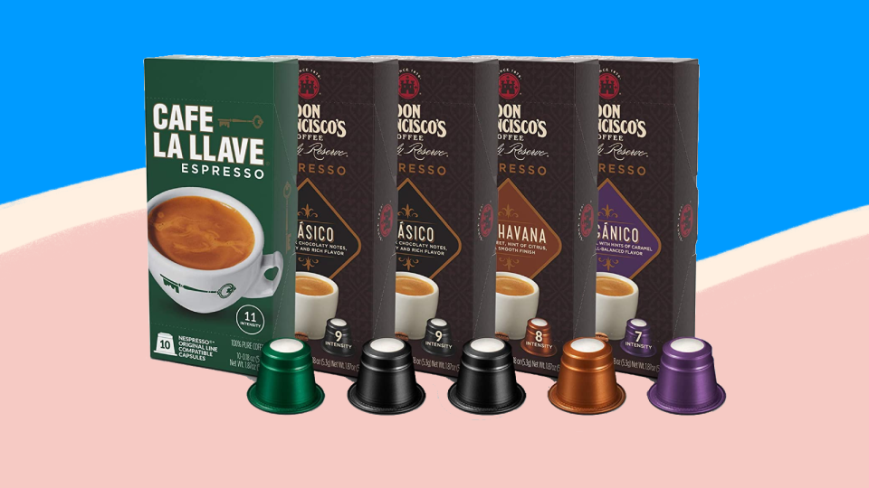 Don Francisco's & Cafe La Llave Espresso Capsules Variety Pack.