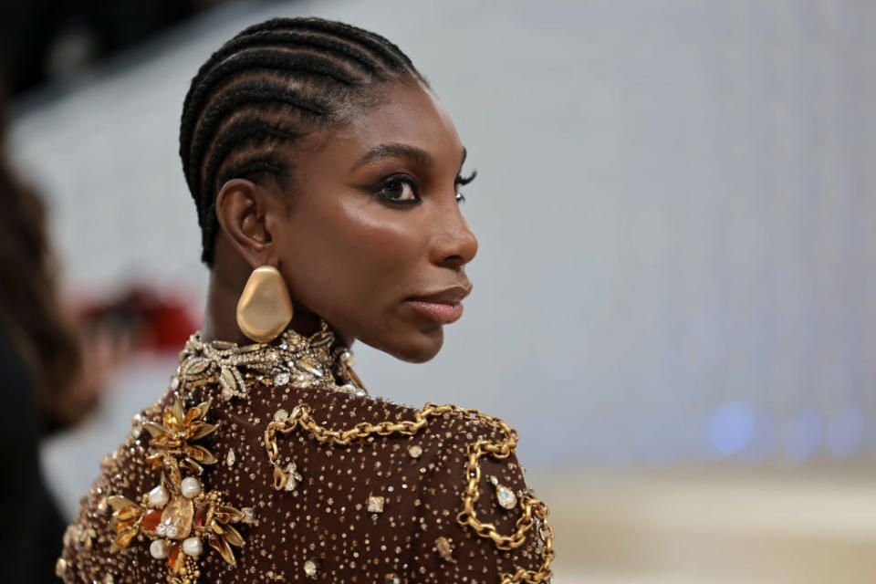 Closeup of Michaela Coel