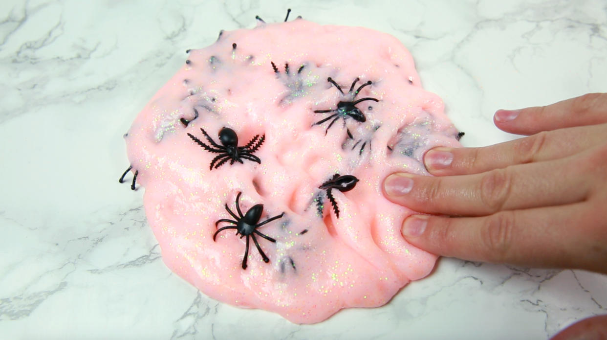 This glittery, glow-in-the-dark slime is too “goo”-d to be true